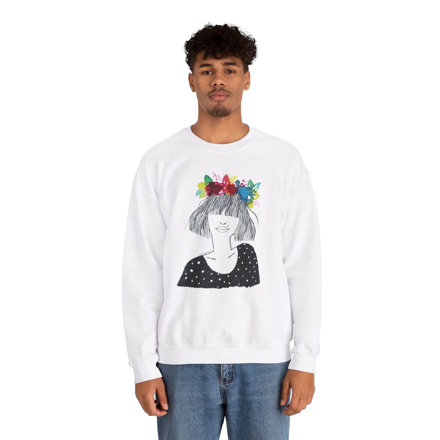 Bangs Girl Sweatshirt