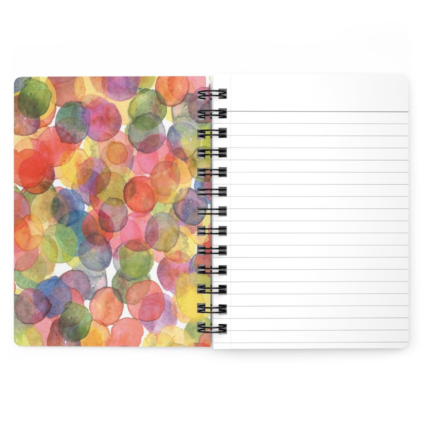 Watercolor Dots Spiral-Bound Notebook