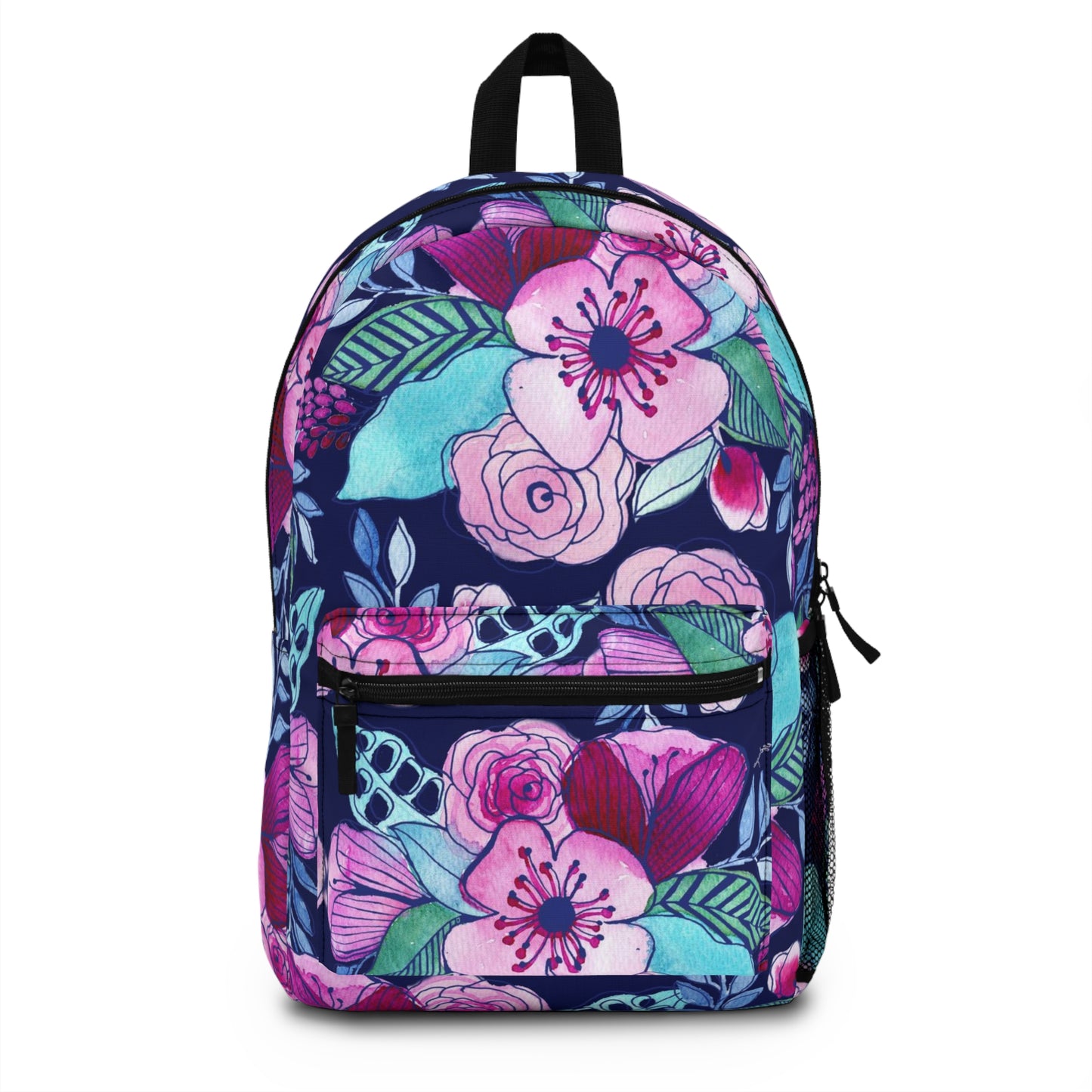 Navy Pink Backpack