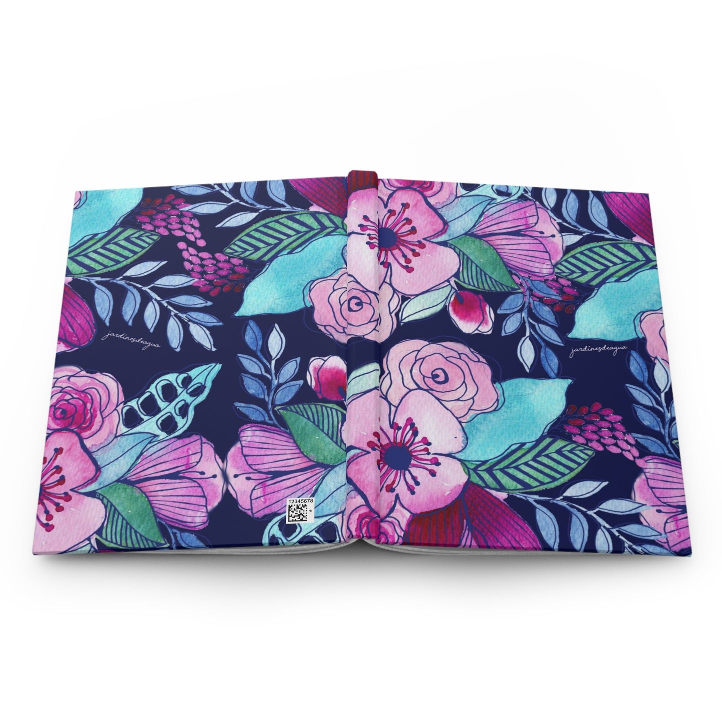 Navy Pink Notebook