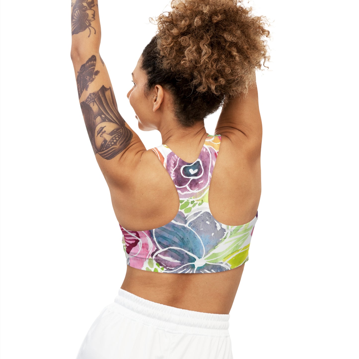 Floral Garden Sports Bra