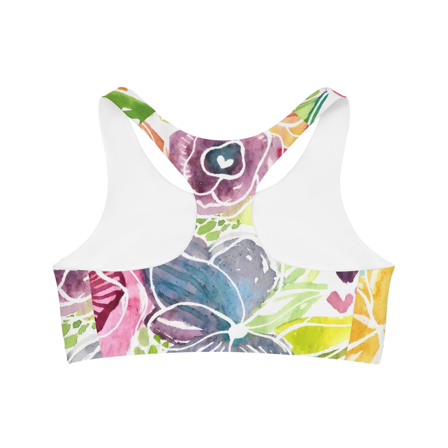 Floral Garden Sports Bra