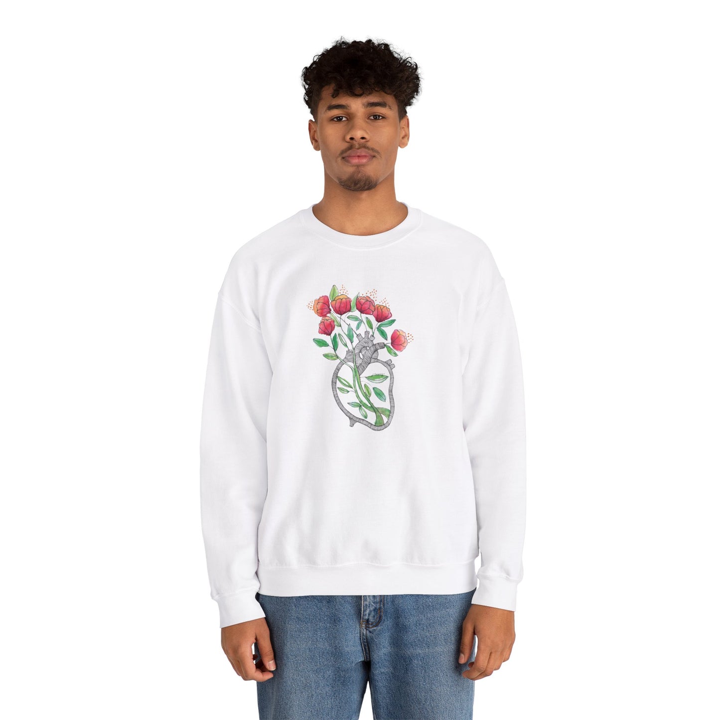 Blooming Heart Sweatshirt