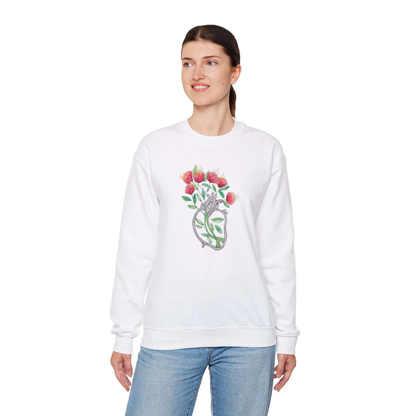 Blooming Heart Sweatshirt