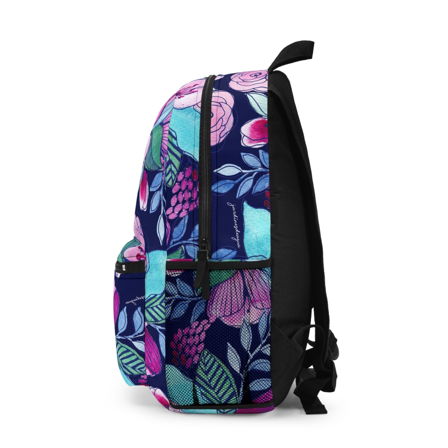 Navy Pink Backpack