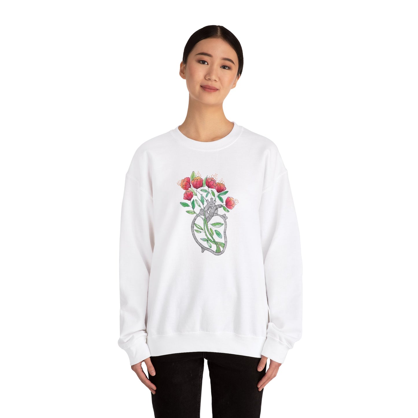Blooming Heart Sweatshirt