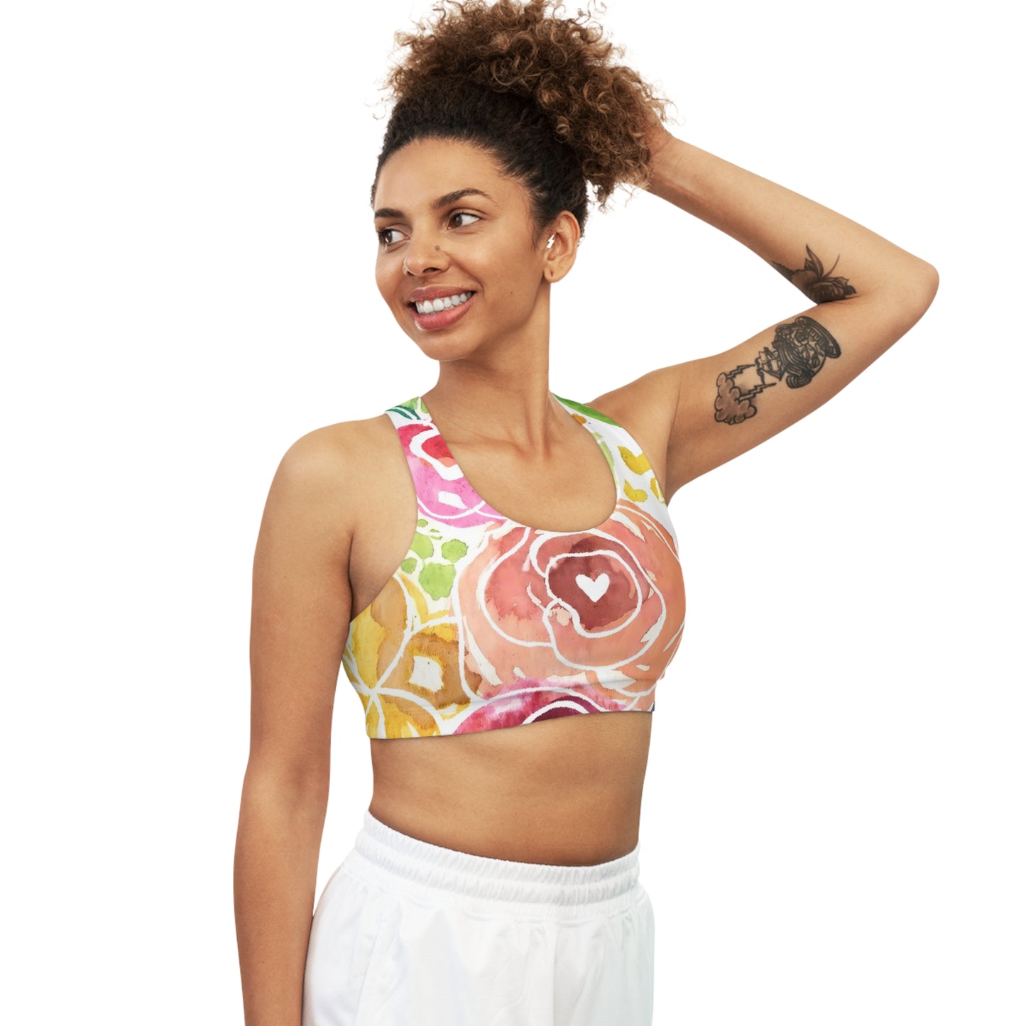 Floral Garden Sports Bra