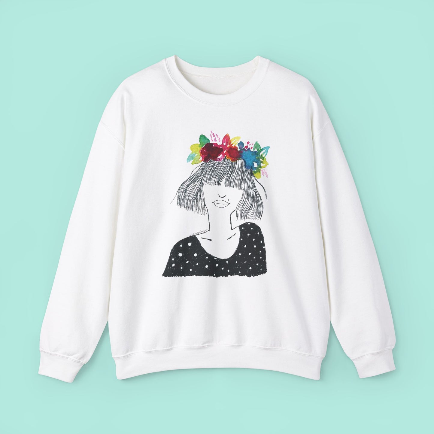 Bangs Girl Sweatshirt
