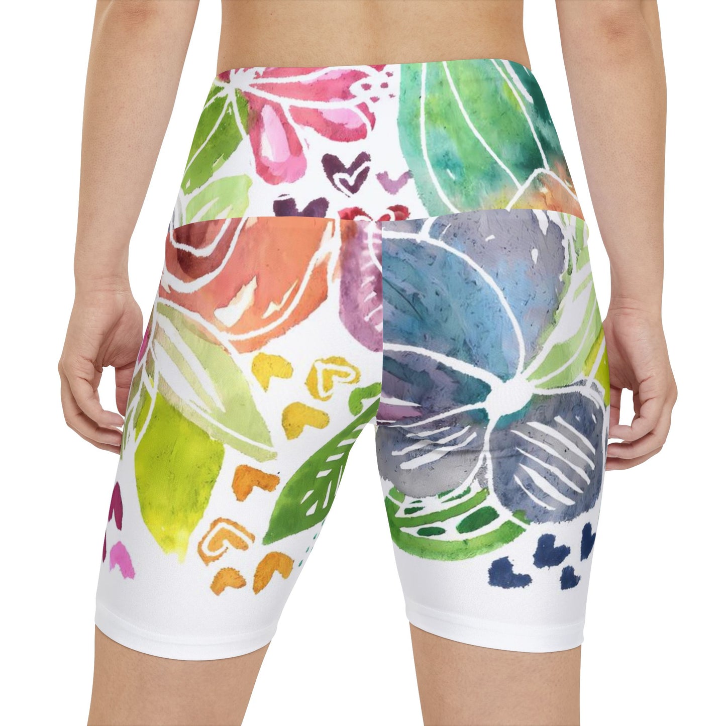 Floral Garden Workout Shorts