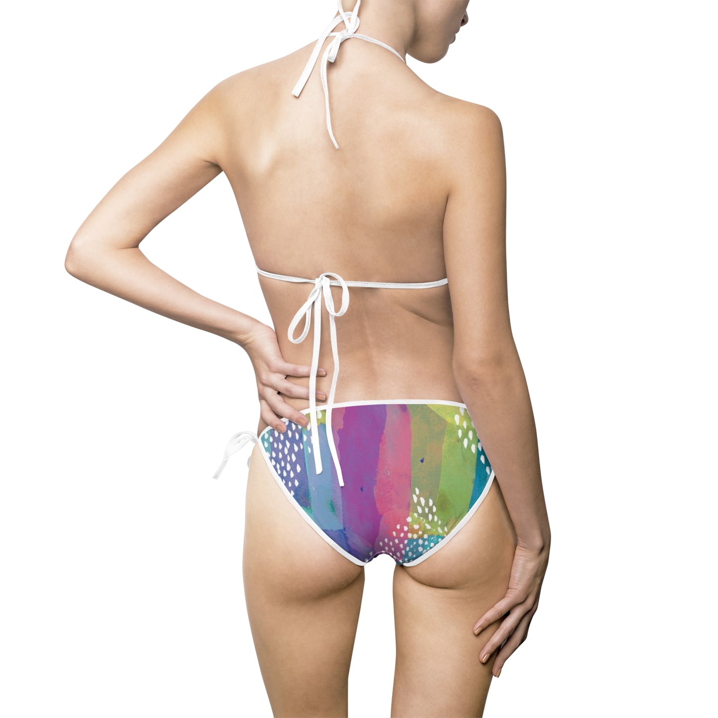 Multicolor Bikini Swimsuit