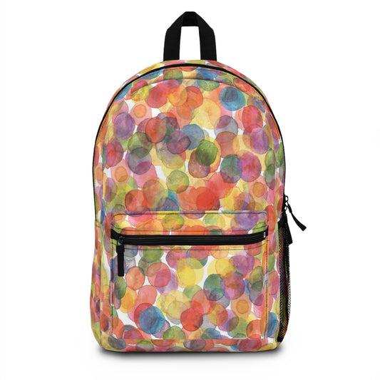 Watercolor Dots Backpack