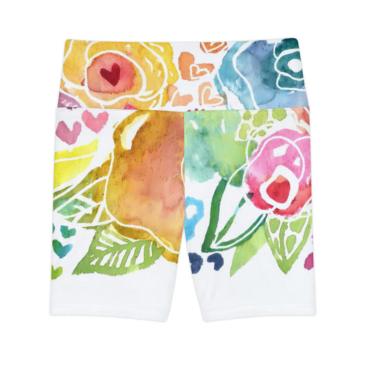 Floral Garden Workout Shorts